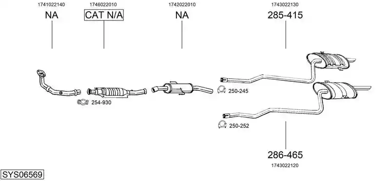 BOSAL SYS06569