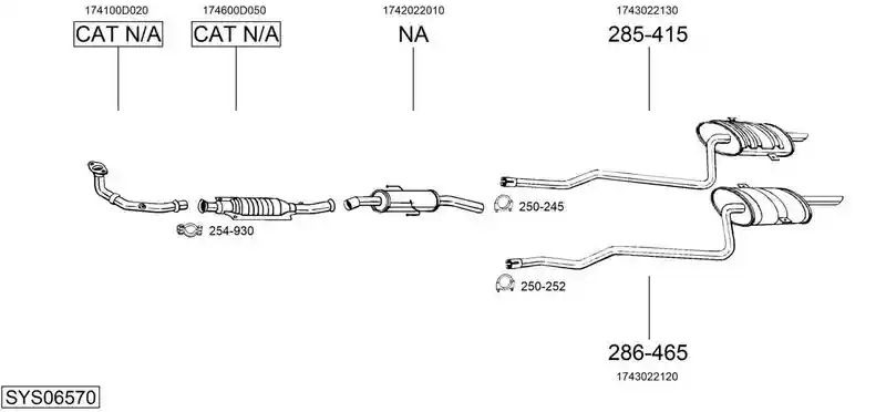 BOSAL SYS06570