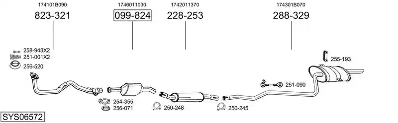 BOSAL SYS06572