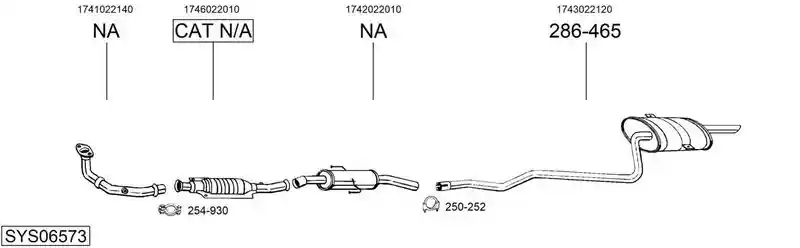 BOSAL SYS06573