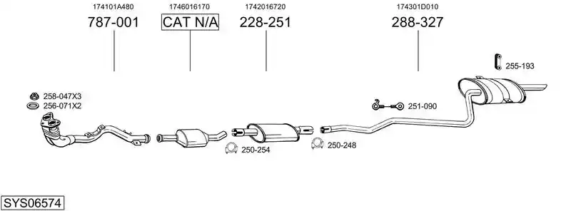 BOSAL SYS06574
