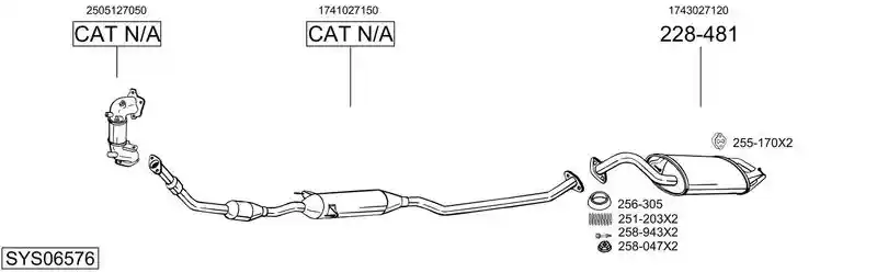 BOSAL SYS06576