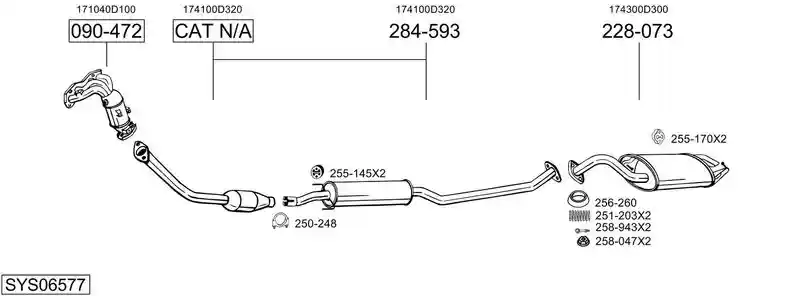 BOSAL SYS06577