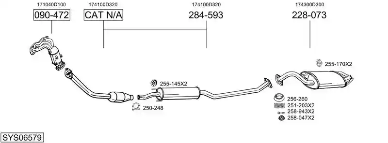 BOSAL SYS06579