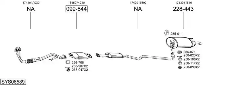 BOSAL SYS06589
