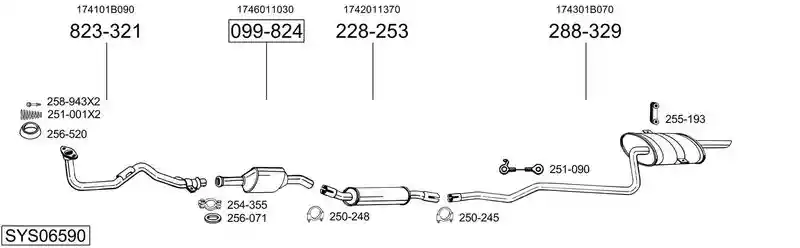BOSAL SYS06590