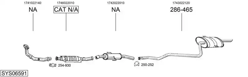 BOSAL SYS06591