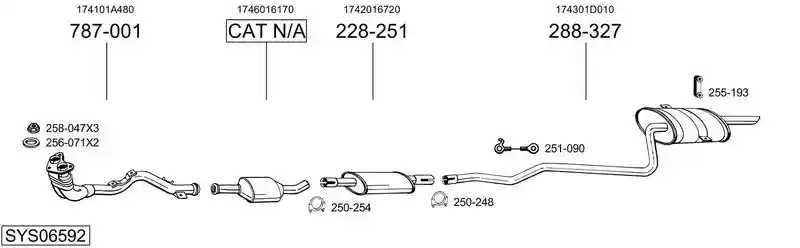 BOSAL SYS06592