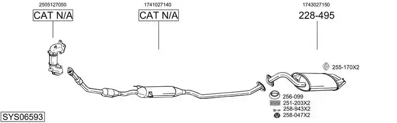 BOSAL SYS06593