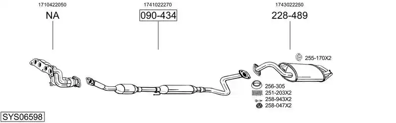 BOSAL SYS06598