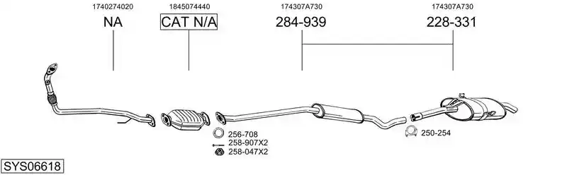 BOSAL SYS06618