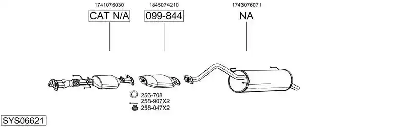 BOSAL SYS06621