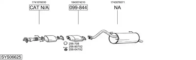 BOSAL SYS06625