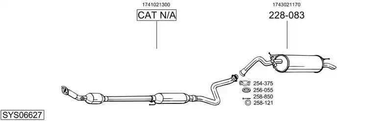 BOSAL SYS06627