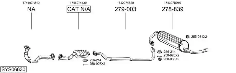 BOSAL SYS06630