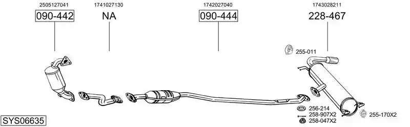 BOSAL SYS06635
