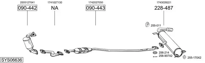 BOSAL SYS06636