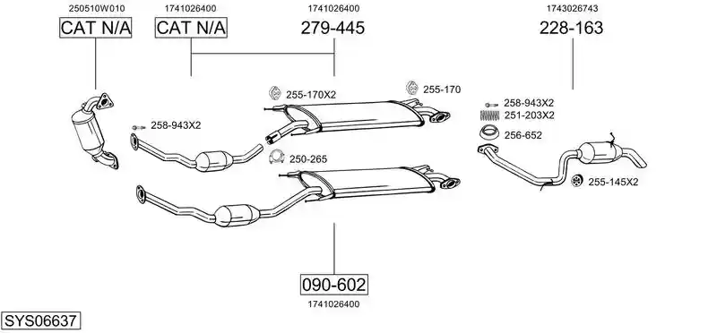BOSAL SYS06637