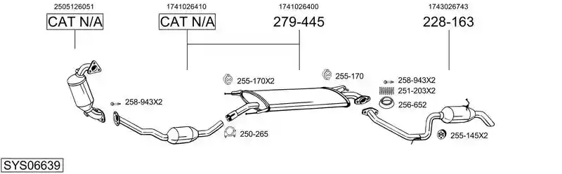 BOSAL SYS06639
