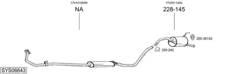 BOSAL SYS06643