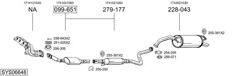 BOSAL SYS06648