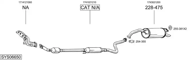 BOSAL SYS06650