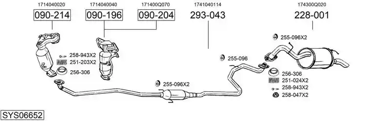 BOSAL SYS06652