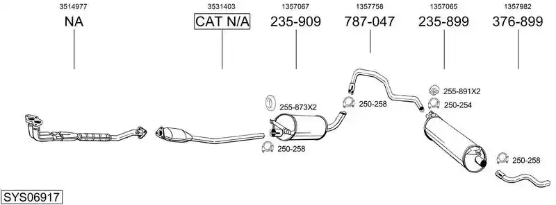 BOSAL SYS06917