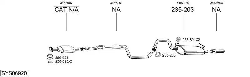 BOSAL SYS06920