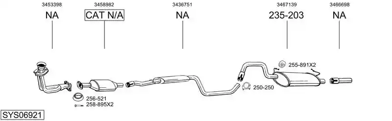 BOSAL SYS06921