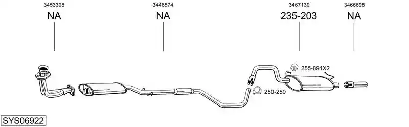 BOSAL SYS06922