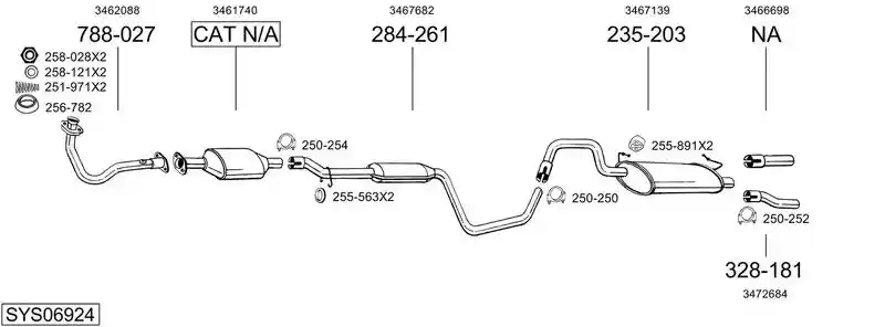 BOSAL SYS06924
