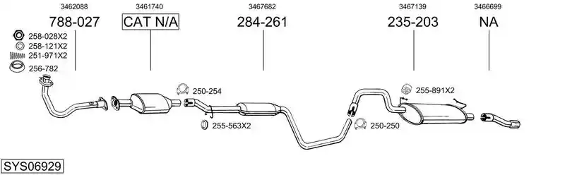 BOSAL SYS06929