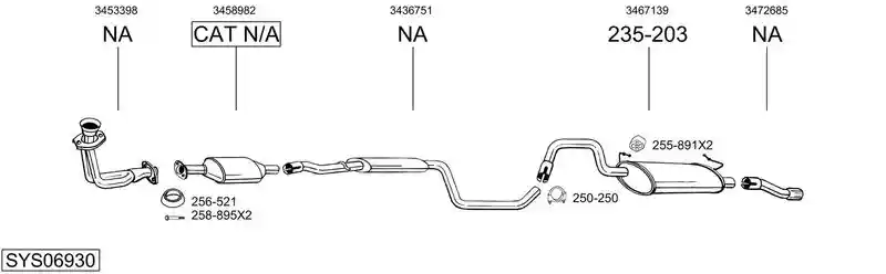 BOSAL SYS06930