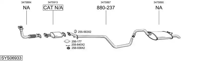 BOSAL SYS06933