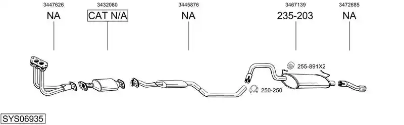 BOSAL SYS06935