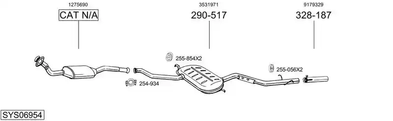 BOSAL SYS06954