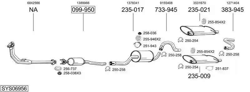BOSAL SYS06956