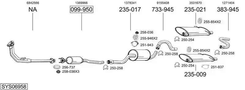 BOSAL SYS06958
