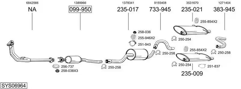 BOSAL SYS06964