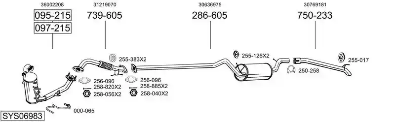 BOSAL SYS06983