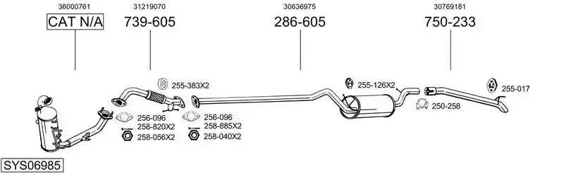 BOSAL SYS06985