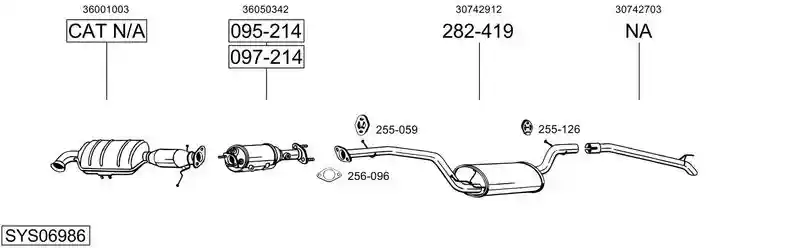 BOSAL SYS06986