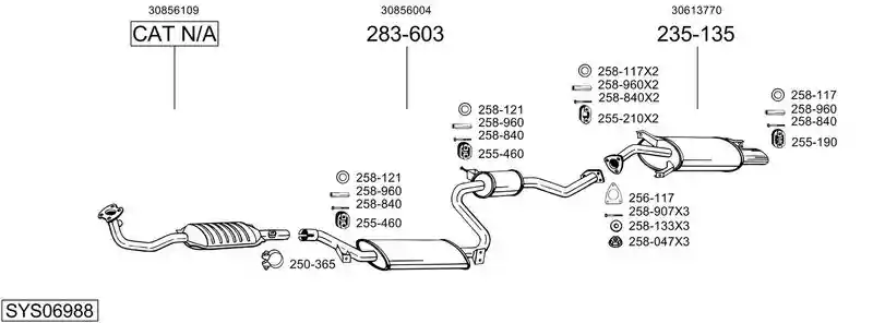 BOSAL SYS06988