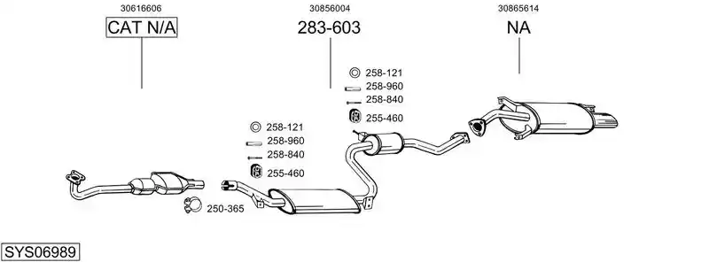 BOSAL SYS06989