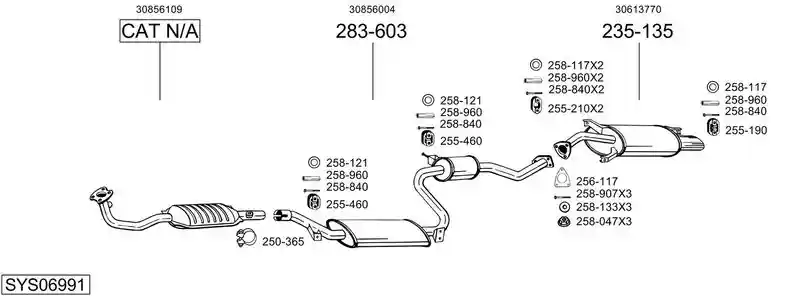 BOSAL SYS06991