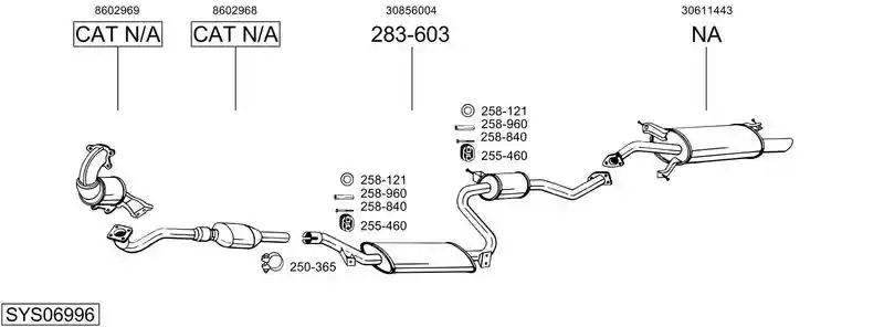 BOSAL SYS06996