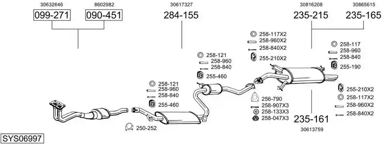 BOSAL SYS06997