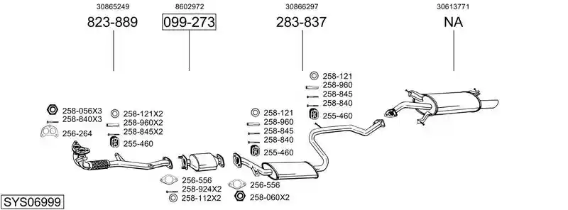 BOSAL SYS06999