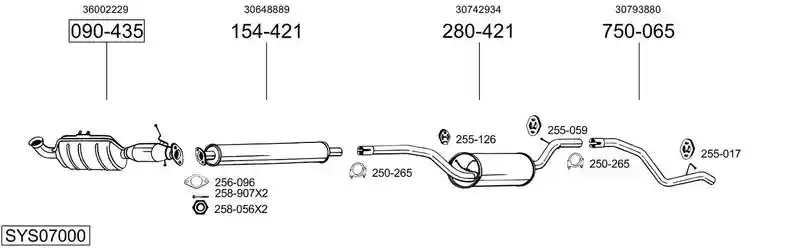 BOSAL SYS07000